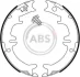 Колодки ручного гальма Lexus RX/IS/GS 93-08, Avensis/Previa/Rav4 90-06 A.B.S. 9114 (фото 1)