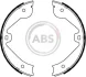 Колодки ручного гальма Touareg 02-10/Cayenne 02-07/LR III 02-12/Audi Q7 06-15 (VAG) A.B.S. 9177 (фото 1)