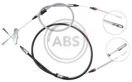 Трос ручного гальма Astra/Kadett/Nexia/Pick Up (86-08) A.B.S. K11275