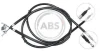 Трос ручного гальма зад. Astra H 04- (диск) (1647/1462+1665/1478) A.B.S. K12805 (фото 1)
