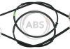 Трос ручного тормоза зад. Astra H SW 04- (диск) (1735/1550+1760/1580) A.B.S. K12815 (фото 1)