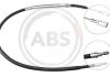 Трос ручного тормоза зад. Ducato/Boxer 02-06 Л=Пр..) (955/782) A.B.S. K13206 (фото 1)