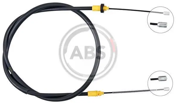 Трос ручного гальма зад. 206 98- Л=Пр. (барабан) (1638/1303) A.B.S. K15498 (фото 1)