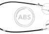 Трос ручного гальма зад. Avensis 98- Пр. (Барабан) A.B.S. K15968 (фото 1)