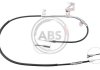 Трос ручного тормоза зад. Superb 02- Пр. (1989/1680 +148) A.B.S. K18398 (фото 1)