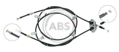 Трос ручного гальма зад. Mazda 6 02-08 (1645/1432+1640/1432) A.B.S. K19605