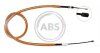 Трос ручного гальма зад. Megane Scenic/Scenic I 99- Л. (диск) (1508/1205) A.B.S. K19867 (фото 1)