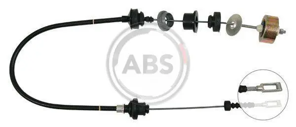 Трос зчеплення JUMPER 1.9TDi/DUCATO 1.9TDi 94-02 (1090/555) A.B.S. K27650 (фото 1)