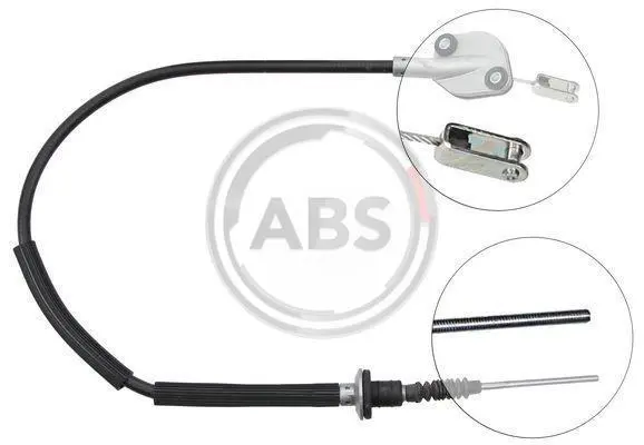 Трос зчеплення Chevrolet Aveo 04-08 (888/595) A.B.S. K27710 (фото 1)