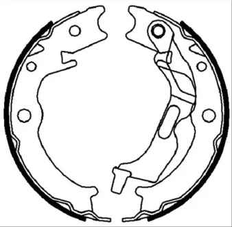 Гальмівна колодка CHEVROLET EPICA, EVANDA, LACETTI, NUBIRA DAEWOO ARANOS, CIELO, EVANDA, LACETTI, LEMANS, NUBIRA, TOSCA 1.4-2.5 09.90- ABE C00011ABE