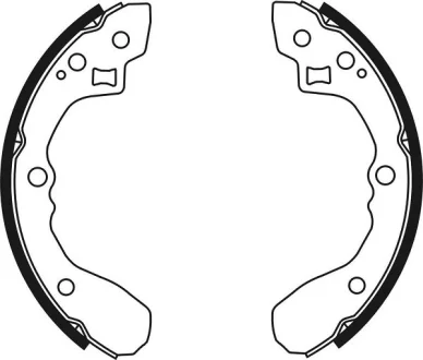 Гальмівна колодка KIA CERATO II, CERATO KOUP III, RIO I, SHUMA II 1.3-2.0 08.00- ABE C00313ABE