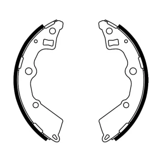 Гальмівна колодка KIA PICANTO I 1.0/1.1/1.1D 04.04-09.11 ABE C00321ABE