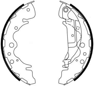 Гальмівна колодка KIA CARNIVAL II 2.9D/3.5 10.01-06.06 ABE C00324ABE