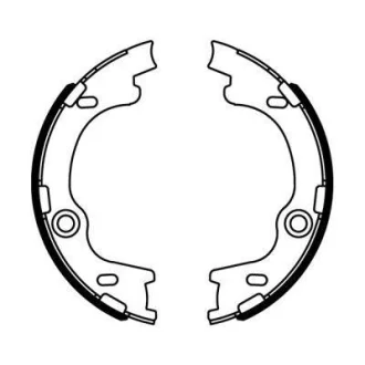 Гальмівна колодка HYUNDAI I30, IX35, TUCSON KIA CEE\'D, PRO CEE\'D, SPORTAGE II, SPORTAGE III 1.4-2.0LPG 09.04- ABE C00325ABE