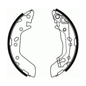 Гальмівна колодка VOLVO S40 I HYUNDAI ACCENT, ACCENT I, ACCENT II, ELANTRA III, ELANTRA IV 1.3-1.9D 10.94-12.13 ABE C00515ABE