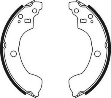 Гальмівна колодка NISSAN ALMERA II, PICK UP, PRIMERA, SENTRA V 1.5-2.5 12.80-12.06 ABE C01051ABE