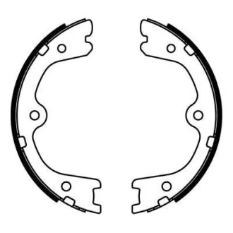 Гальмівна колодка INFINITI FX, JX, M, M37, Q50, Q60, Q70, QX60, QX70 NISSAN GT-R, MURANO I, MURANO II, MURANO III, NAVARA NP300, PATHFINDER IV 2.0-5.0 01.03- ABE C01062ABE