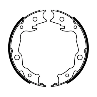 Гальмівна колодка LEXUS HS MITSUBISHI OUTLANDER II NISSAN CUBE, JUKE, LEAF, NV200, NV200 / EVALIA, PULSAR, QASHQAI I, QASHQAI II, SENTRA VII, TIIDA, X-TRAIL, X-TRAIL II 1.2-Electric 04.00- ABE C01063ABE