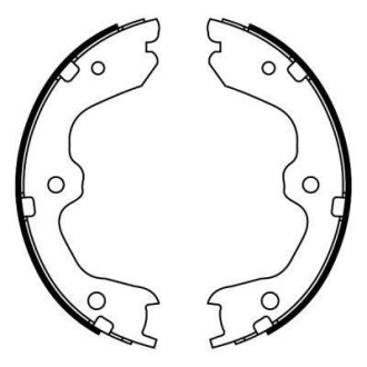 Гальмівні колодки, барабанні ABE C01067ABE