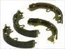 Гальмівна колодка TOYOTA CALDINA, CARIBE, CARINA VII, COROLLA, COROLLA FX, CORONA, PASEO, RAUM, SPRINTER CARIB, STARLET, TERCEL, VISTA / CAMRY 1.2-2.0D 07.75-06.07 ABE C02034ABE (фото 1)