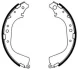 Гальмівна колодка CHEVROLET AVEO TOYOTA 4 RUNNER I, 4 RUNNER II, 4 RUNNER III, DYNA, DYNA 150, HIACE / COMMUTER V, HIACE III, HIACE IV, HIACE V, HILUX IV, HILUX V, HILUX VI 1.2-4.7 12.82- ABE C02039ABE (фото 1)