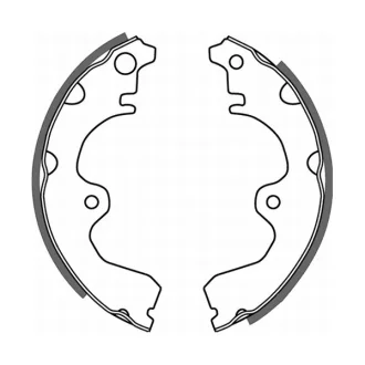 Гальмівна колодка TOYOTA PASEO, STARLET, TERCEL 1.0-1.5D 08.82-09.99 ABE C02047ABE
