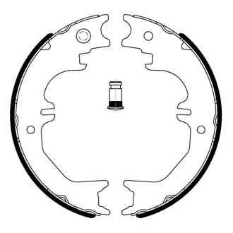 Гальмівна колодка LEXUS GX TOYOTA 4 RUNNER IV, 4 RUNNER V, FJ CRUISER, FORTUNER, LAND CRUISER, LAND CRUISER 90, LAND CRUISER PRADO, SEQUOIA 2.4-4.7 11.84- ABE C02082ABE