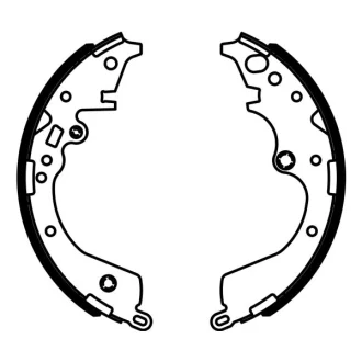 Гальмівна колодка TOYOTA HIACE / COMMUTER V, HIACE IV, HIACE V, HIACE VI, TACOMA 2.5D-4.0 04.98- ABE C02090ABE