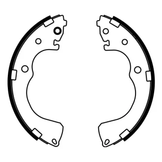 Гальмівна колодка MAZDA MPV II 2.0-3.0 09.99-12.06 ABE C03040ABE
