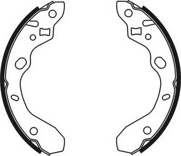 Гальмівна колодка MAZDA 323 F VI, 323 S VI 1.3-2.0D 06.98-05.04 ABE C03042ABE (фото 1)