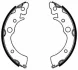 Гальмівна колодка ACURA INTEGRA HONDA CIVIC I, CIVIC II, CIVIC III, CIVIC IV, CIVIC V, CIVIC VI, CRX I, CRX II, CRX III, DOMANI, INTEGRA ROVER 200 I 1.2-1.6 09.79-08.01 ABE C04003ABE (фото 2)