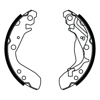 Гальмівна колодка HONDA CITY IV, JAZZ, JAZZ II, JAZZ III 1.2-1.5 03.02-06.14 ABE C04017ABE