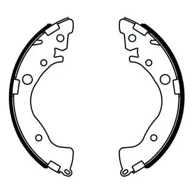 Гальмівна колодка HONDA CITY V, CIVIC IX, CIVIC VIII, INSIGHT, JAZZ, JAZZ III, JAZZ IV 1.2-2.2D 09.05- ABE C04022ABE (фото 1)