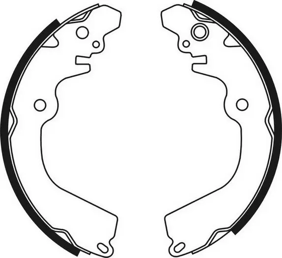 Гальмівна колодка MITSUBISHI CARISMA, COLT IV, COLT V, ECLIPSE, ECLIPSE III, GALANT VII, GALANT VIII, LANCER III, LANCER IV, LANCER V, LANCER VI, MIRAGE III, MIRAGE IV 1.3-2.4 02.86-06.06 ABE C05050ABE (фото 1)
