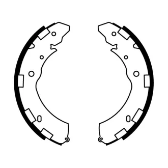Гальмівна колодка FIAT FULLBACK ISUZU D-MAX II, D-MAX III MITSUBISHI L200, L200 / TRITON, PAJERO SPORT II SUBARU LEGACY V, OUTBACK 1.9D-3.6 01.04- ABE C05060ABE