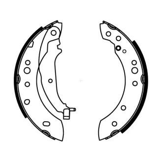 Гальмівна колодка MITSUBISHI COLT, COLT CZC VI, COLT VI SMART FORFOUR 1.1-1.5D 01.04-06.12 ABE C05063ABE