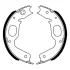 Гальмівна колодка MITSUBISHI DELICA / SPACE GEAR, L400, PAJERO CLASSIC, PAJERO I, PAJERO II, PAJERO III, PAJERO SPORT I, PAJERO SPORT II 1.8-3.5 11.89- ABE C05065ABE (фото 2)