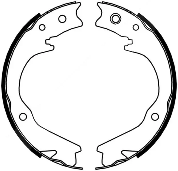Гальмівна колодка SUBARU IMPREZA 2.0/2.5 11.01-12.07 ABE C07015ABE (фото 1)
