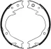 Гальмівна колодка SUBARU IMPREZA 2.0/2.5 11.01-12.07 ABE C07015ABE (фото 1)