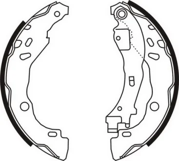 Гальмівна колодка DS DS 3 CITROEN C2, C2 ENTERPRISE, C3 I, C3 II, C3 III, C3 PLURIEL, DS3 LANCIA Y, YPSILON PEUGEOT 1007 1.1-1.6D 10.00- ABE C0C020ABE