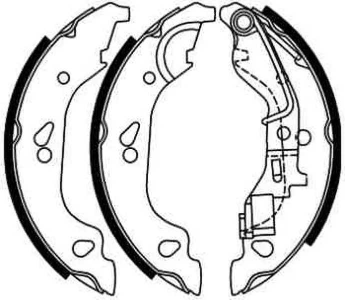 Гальмівна колодка FIAT PUNTO 1.2-1.9D 09.99-03.12 ABE C0F019ABE (фото 1)