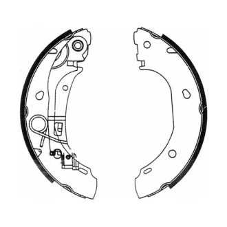 Гальмівна колодка CITROEN JUMPER I, JUMPER II, JUMPER III FIAT DUCATO PEUGEOT BOXER 1.9D-2.8D 02.94- ABE C0F025ABE
