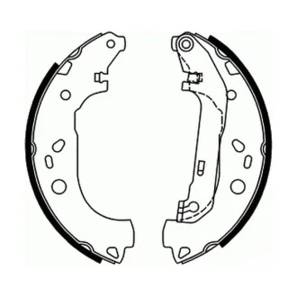 Гальмівна колодка FORD TOURNEO CONNECT, TOURNEO CONNECT V408 NADWOZIE WIELKO, TRANSIT CONNECT, TRANSIT CONNECT V408 1.0-1.8LPG 06.02- ABE C0G050ABE
