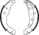 Гальмівна колодка DS DS 3 CITROEN C3 II, DS3 PEUGEOT 207, 208, 208 I, 301 1.0-1.6D 02.06- ABE C0P033ABE (фото 3)