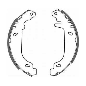 Гальмівна колодка RENAULT 11, 19 I, 19 I CHAMADE, 19 II, 19 II CHAMADE, 21, 9, CLIO I, RAPID, SANDERO/STEPWAY I, SUPER 5, TWINGO I SUBARU REX II 0.7-2.1D 12.81-12.12 ABE C0R004ABE