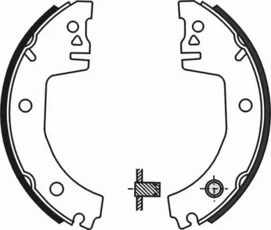 Гальмівна колодка SEAT IBIZA IV, IBIZA IV SC SKODA E-CITIGO, FABIA I, FABIA II, FABIA II PRAKTIK, FABIA III, FABIA III PRAKTIK, FABIA IV, FAVORIT, FAVORIT FORMAN 1.0-Electric 06.88- ABE C0S001ABE