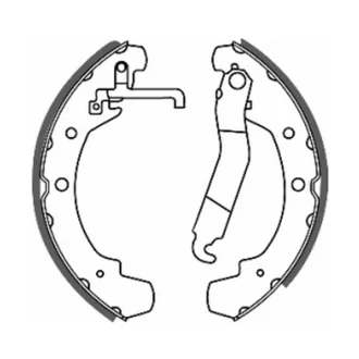 Гальмівна колодка VW LT 28-35 I, LT 40-55 I 2.0-2.7D 04.75-06.96 ABE C0W005ABE