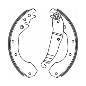 Гальмівна колодка DAEWOO ESPERO, PRINCE OPEL ASCONA B, ASCONA C, COMBO, COMMODORE C, CORSA C, KADETT B, KADETT D, KADETT E, KADETT E COMBO, MANTA B, REKORD E, VECTRA A 1.2-2.5 08.71-07.03 ABE C0X004ABE