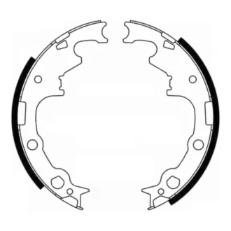 Гальмівна колодка CHRYSLER CARAVAN, GRAND VOYAGER III, VOYAGER I, VOYAGER II, VOYAGER III DODGE CARAVAN, DAKOTA JEEP CHEROKEE, COMANCHE, WRANGLER I, WRANGLER II, WRANGLER III 2.1D-4.7 10.83- ABE C0Y003ABE