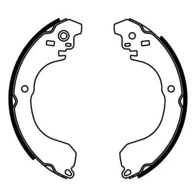 Гальмівна колодка CHRYSLER SEBRING DAIHATSU GRAN MAX, HIJET DODGE AVENGER, CALIBER JEEP COMPASS, GRAND CHEROKEE IV, PATRIOT NISSAN CUBE, JUKE, NOTE, SENTRA V, SENTRA VI, TIIDA 1.5-6.4 01.00- ABE C0Y010ABE (фото 1)